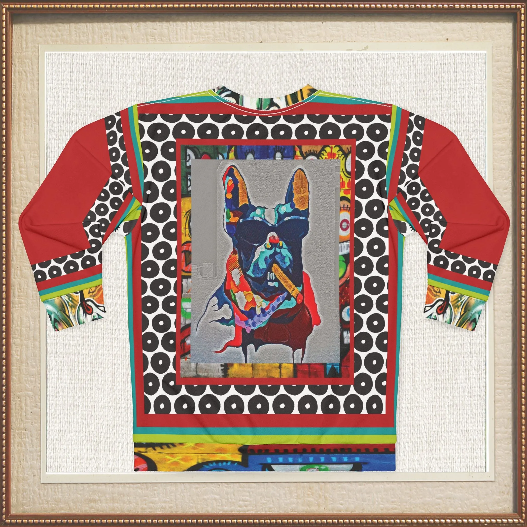 The Hipster Dog Graffiti Art Unisex Sweatshirt