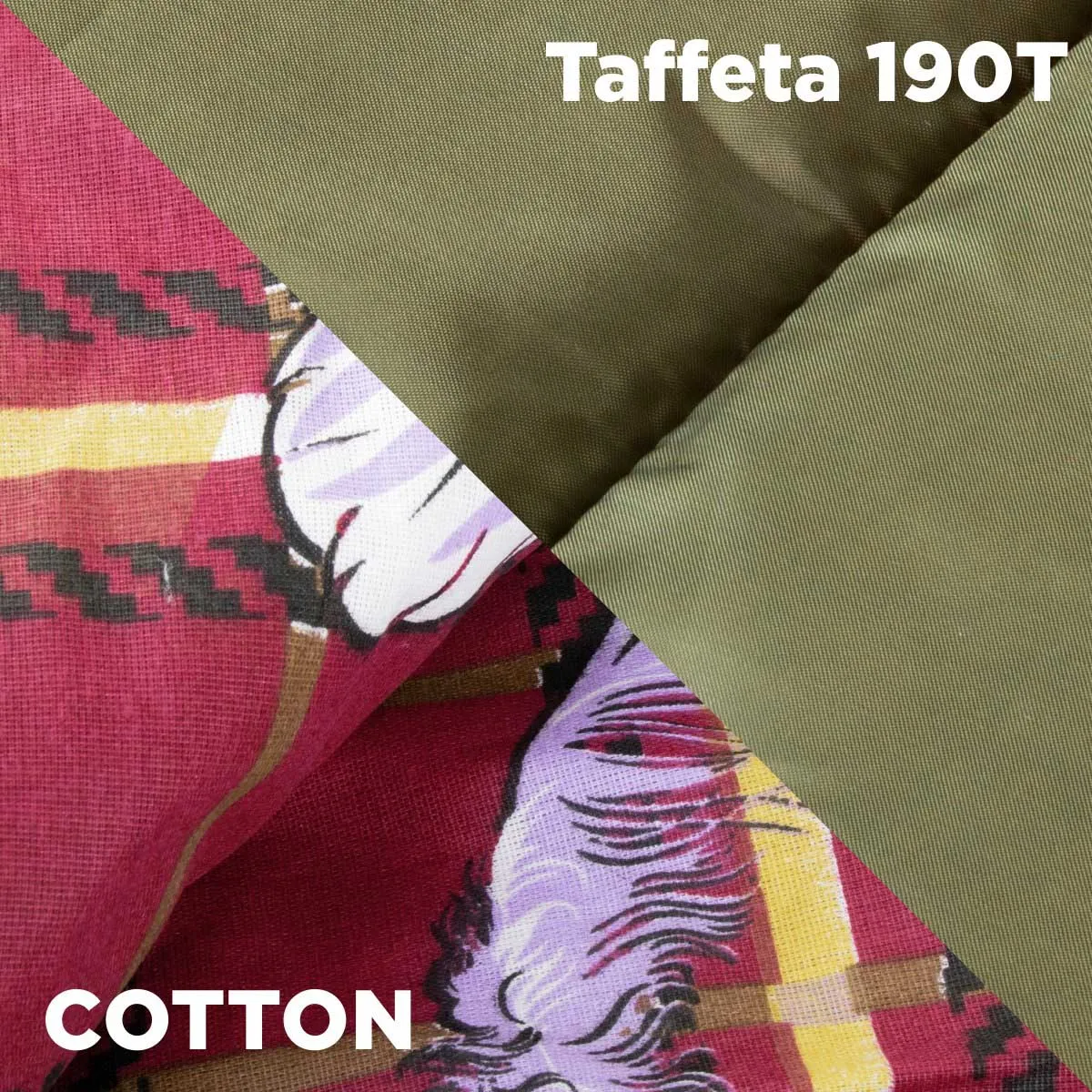 TRAVEL 220/90/400 Large Size Lightweight Synthetic Cotton Lined Camping Sleeping Bag