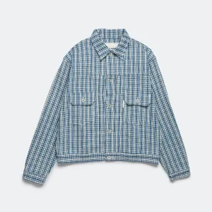 Tuesday Jacket - Indigo Check Handloom
