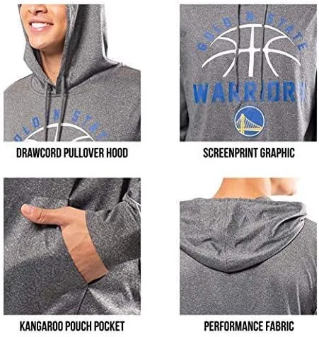 Ultra Game NBA Official Men’s Super Soft Lightweight Pullover Hoodie Sweatshirt - Unisex, Cleveland Cavaliers, Heather Charcoal|Cleveland Cavaliers