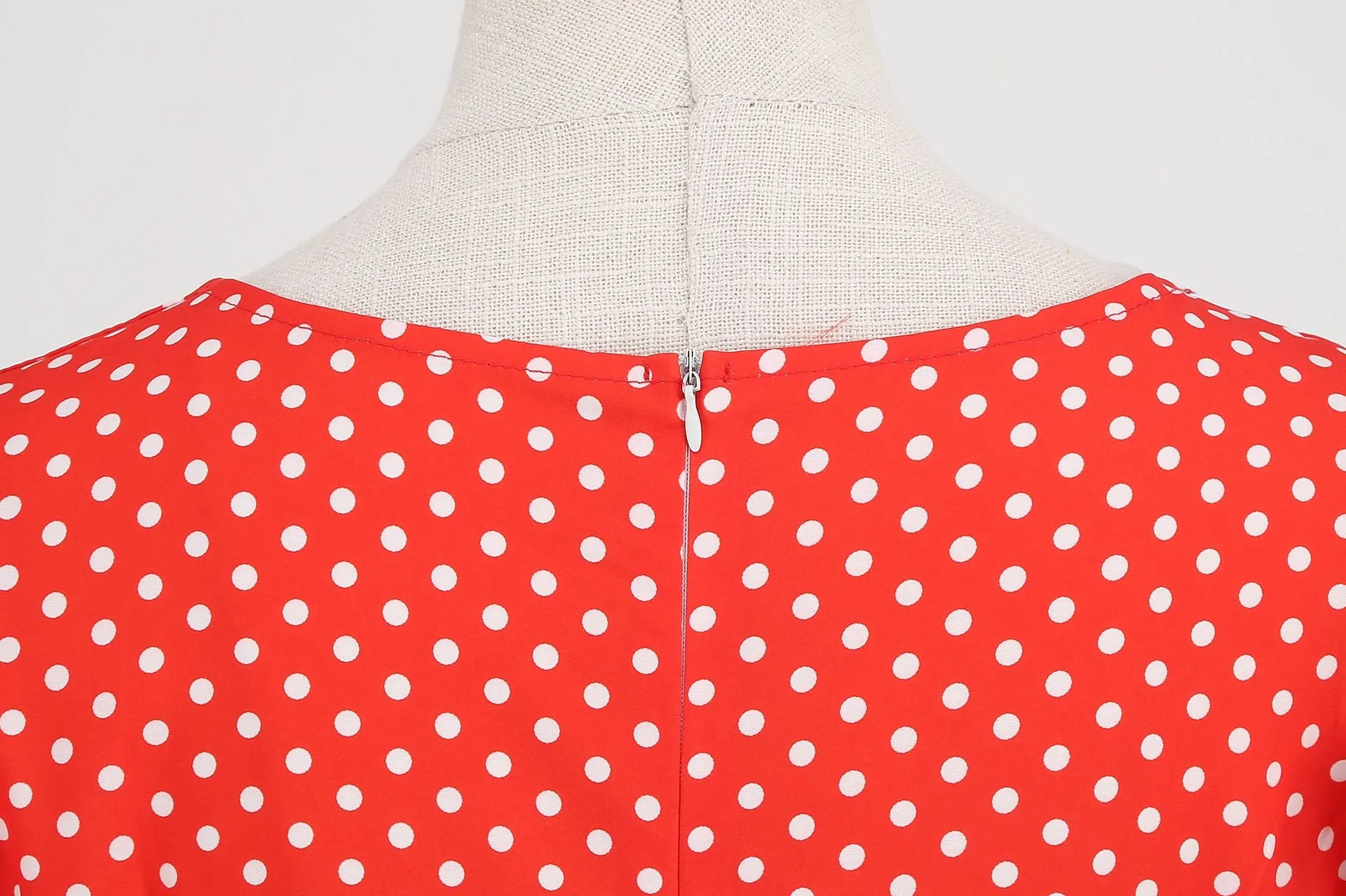 Women 1950s Vintage Cocktail Swing Dress Polka Dot Pink 1950s 1980s Rockabilly Prom Midi Dress