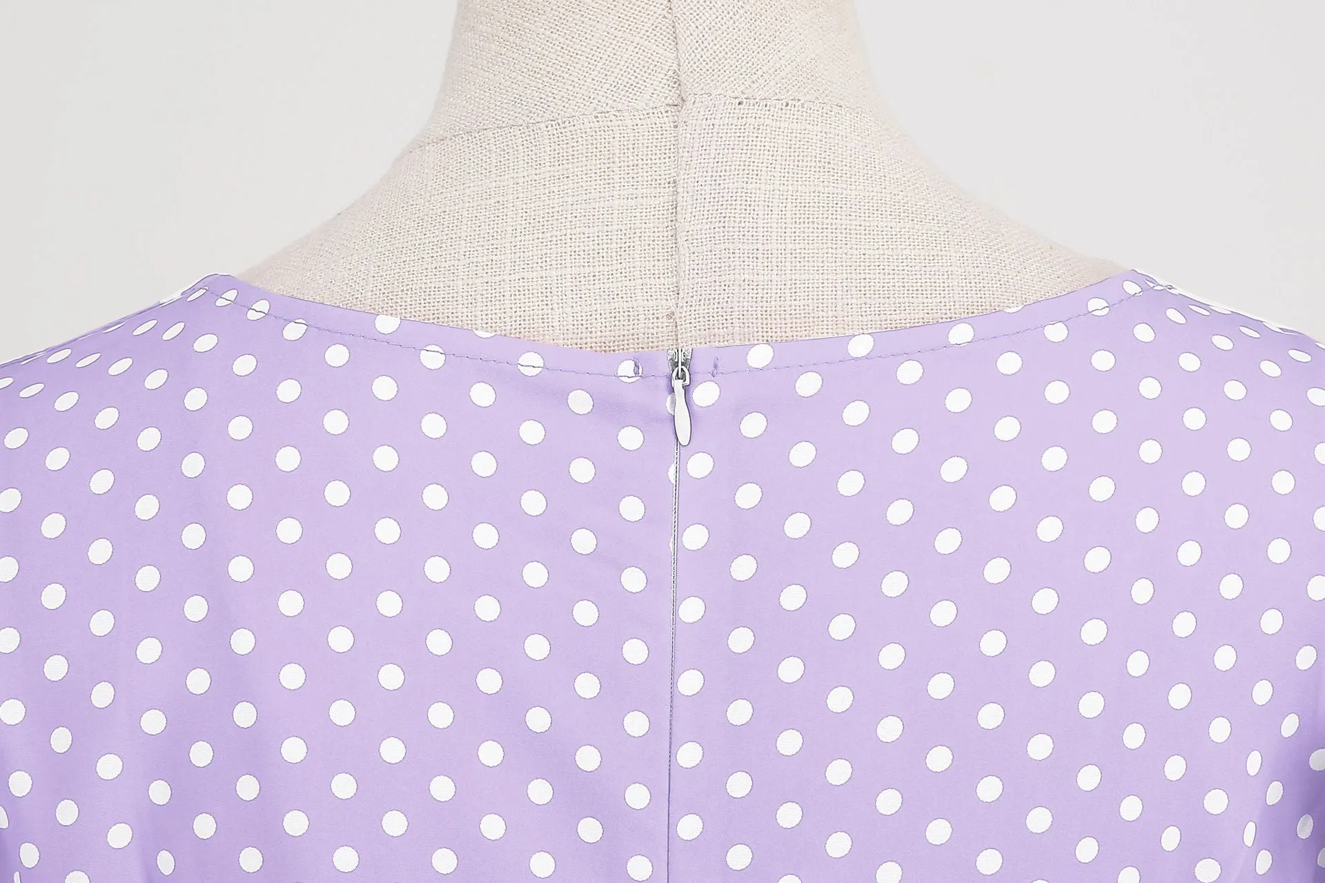 Women 1950s Vintage Cocktail Swing Dress Polka Dot Pink 1950s 1980s Rockabilly Prom Midi Dress