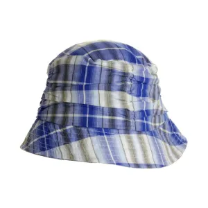 Womens Plaid Summer Bucket Hat