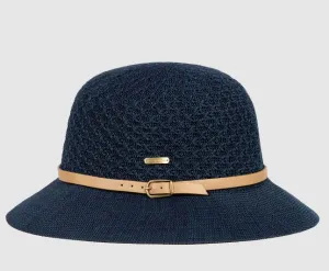 Women's Short Brim Hat - Cassie (Indigo)